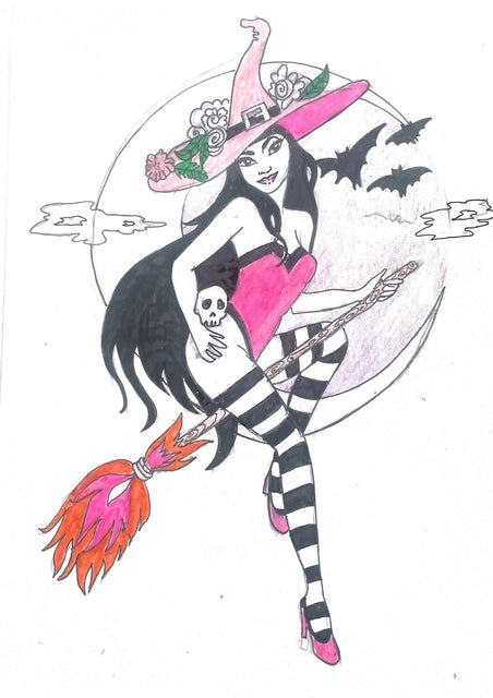 Bruja volando